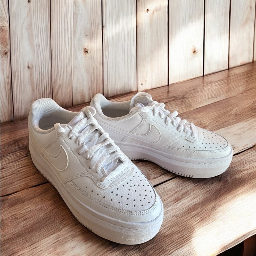 Nike Court Vision Alta Leather Platform Sneakers